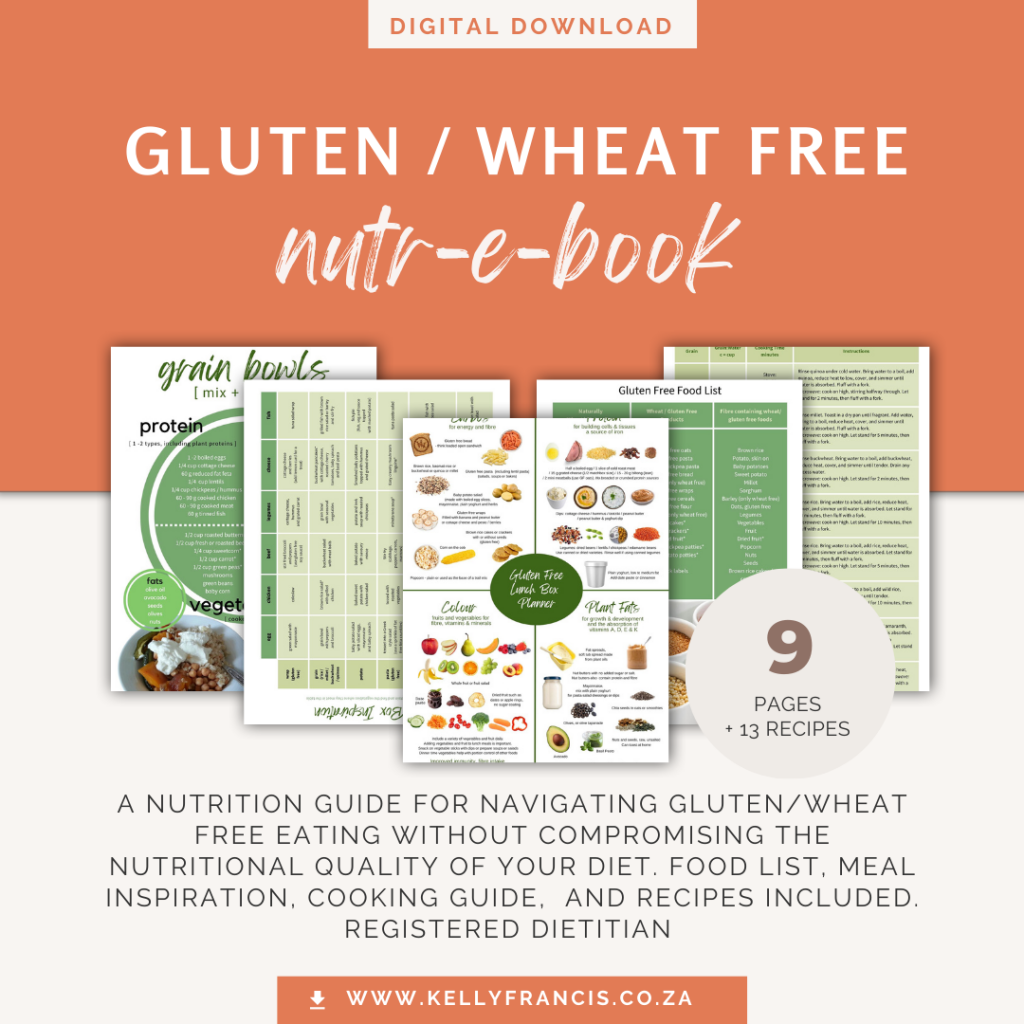 Kelly Francis Registered Dietitian Gluten/Wheat Free Nutrition